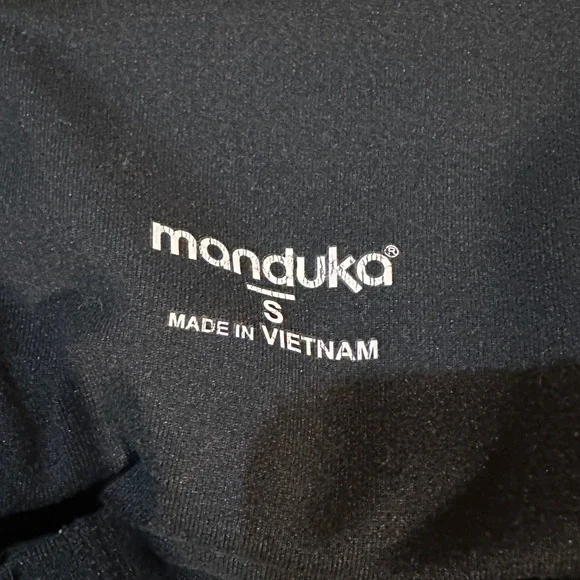 Manduka Black Essential High Line Extra High Waisted Black Leggings Size Small. - Picture 3 of 5